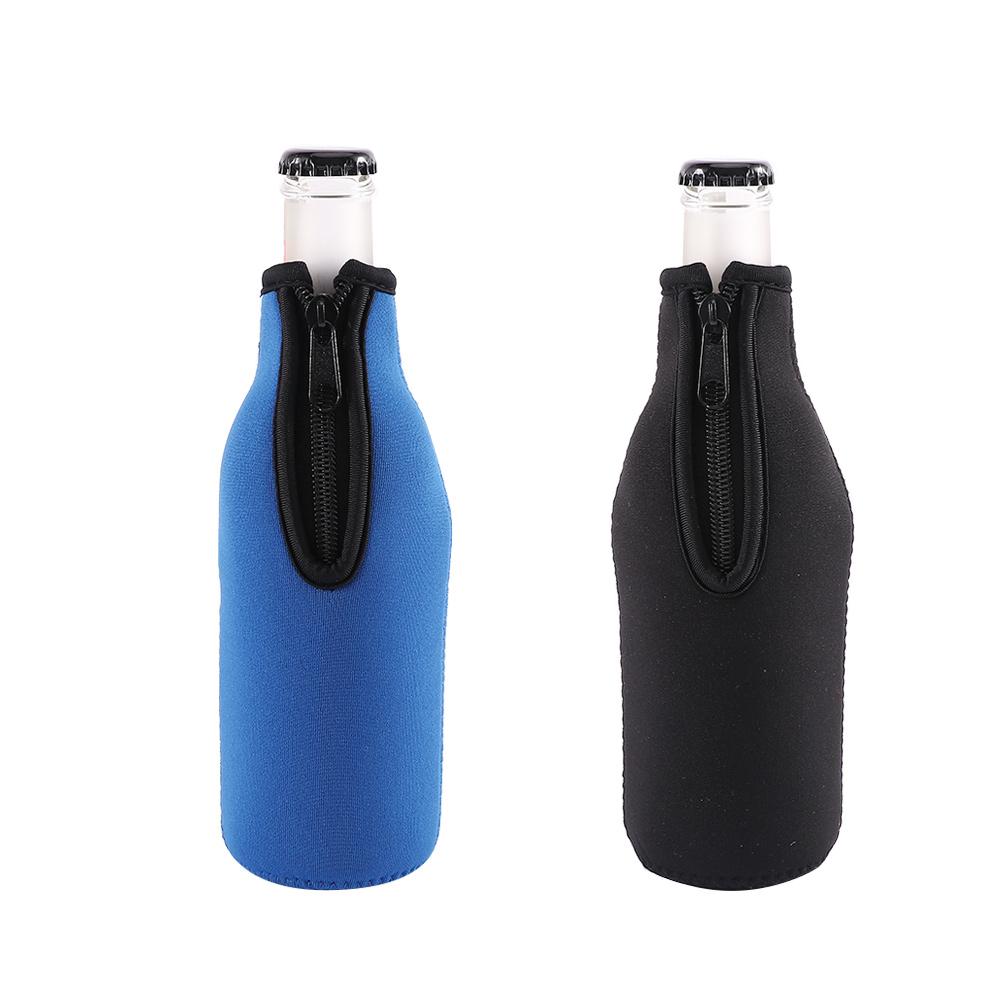 330ML Zipper Beer Bar Beverage Protective Cover Wine-bottle Bag Bottle Holder Bottle Coolers