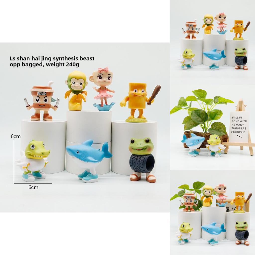 Italiana brainrot Pvc Model Ornament For Home Office Decor And Collectors