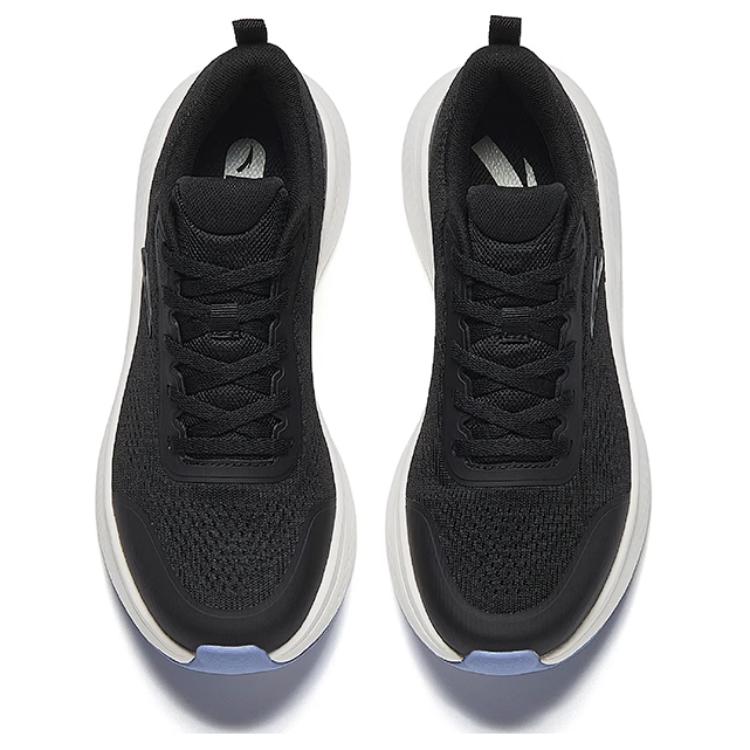 Anta Comfortable And Trendy Mesh Non slip Lightweight Low top Training Running Shoes Women's Basic Black 122447792-1