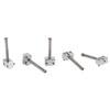 5PCS Metal Bass Bridge Saddles Silver/Golden Electric Bass Bridge Saddles  Bass Electric Guitar Kits