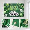 Fußball Geburtstagsparty Hintergrund Fußball Thema Geburtstagsparty Dekorationen Fotokabinen Requisiten für Jungen Kinder