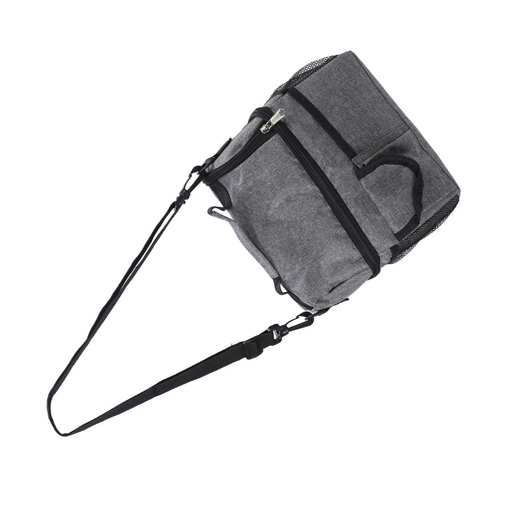 Lunch Bag 2 Deck Large Capacity Waterproof Leakage Proof Pockets Versatile Insulated Lunch Box for