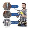 Sds-max Ground Rod Driver, 30mm Heavy Duty Steel Drill Bit Driver,for Rotaryhammer Drill Grounding Rods (1.18 In) G