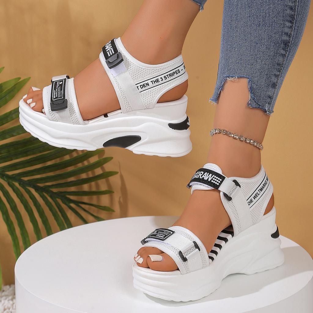 Fashion Trend Women Platform Wedge Sandals Light Casual Beach Sandals Summer Fashion New Comfortable Shoes for Women Zapatos De Mujer