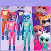 Super Kitties Cosplay-Kostüm für Kinder aus Milchseide für Halloween und Bühnenauftritte