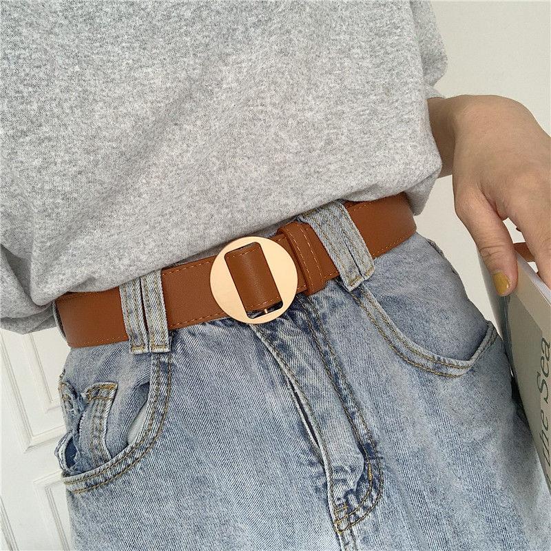 Nohole Automatic Chic Buckle Belt For Women In Retro Style Perfect For Denim And Looks Casual