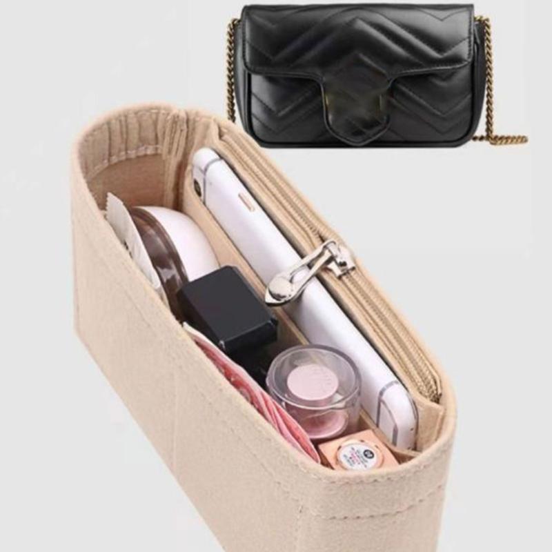 Versatile Insert Bag Handbag Tote Bag Felt Insert Bag Organizer Women Makeup Pouch Purse Organizer Insert Bag in Bag