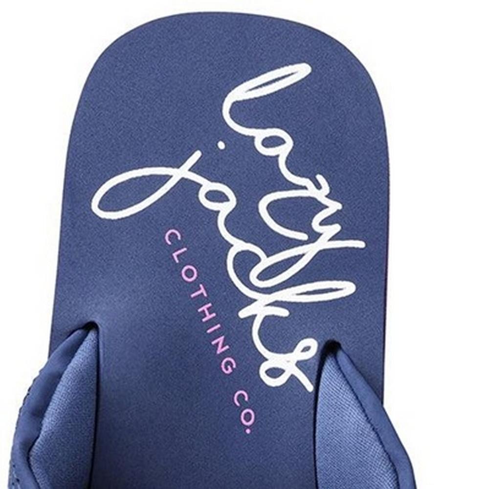Lazy Jacks Girls Dotted Flip Flops