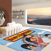 Cartoon B-Bobs Anime BurgersES Entrance Door Mat Washable Non-Slip Living Room Sofa Chairs Area Mat Kitchen Welcome Doormat