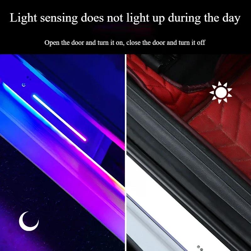 cejvaz1 2025 New For Mercedes Benz W203 W204 W212 W213 W209 W214 W222 W218 W176 Car Door Sill Light LED Welcome Pedal Projector Threshol