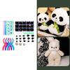 476PCS Safety Eye and Noses with Washers for Crochet Toy 5mm-13mm Assorted Size Crochet Doll Eye for Stuffed Animal Toy