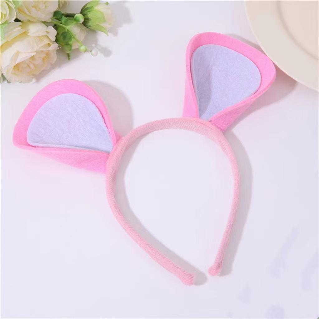 Mouse Ears Hairband Photo Props Kids Hair Hoop Headband Party Headpiece Fun Stage Headbands for Music Festival