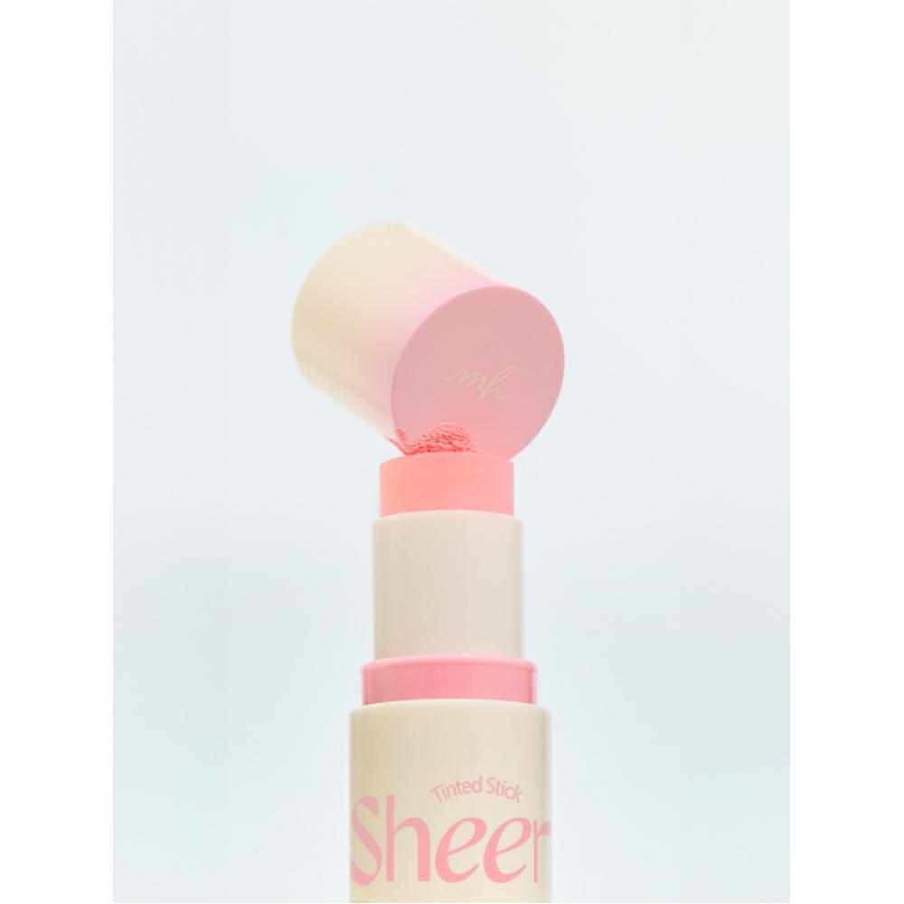 Makeheal [with Mini Puff] Tinted Sheer Stick Blush
