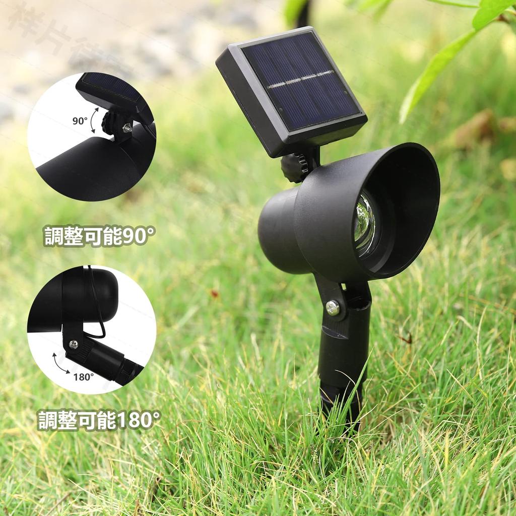 GWSOLAR Solar Außen Wasserdichte Strahler Warm 10 Einfach Keine Verkabelung oder Elektroarbeiten Solar LED Garten Außen Solar Automatisches Aufleuchten Ihres Blumenparks