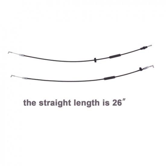 Set Of 4 Door Handle Release Cables Ide L& R Fit For 03-07 Honda Accord 4DR