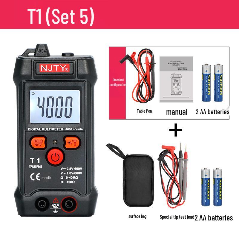 Tianyu T1 Intelligentes Digitalmultimeter - Narrensicheres Werkzeug für Elektriker und Studenten