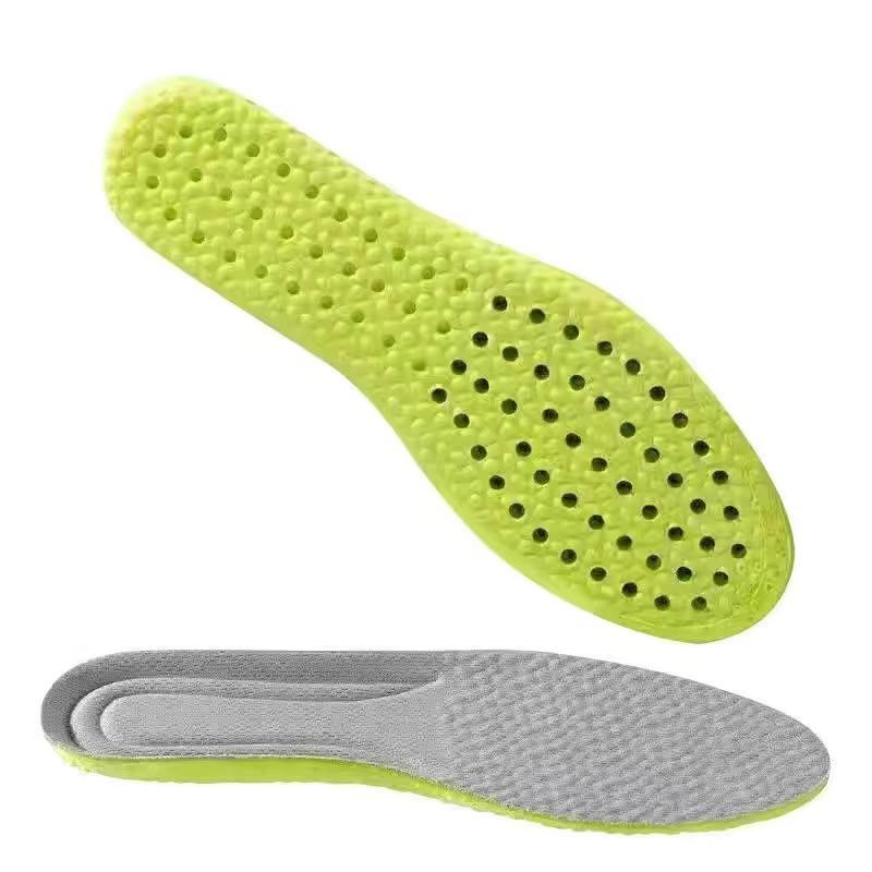 Military Training Shock-Absorbing Insoles: Sweat-Wicking, Breathable, Deodorizing, Height-Boosting for Men and Women.
