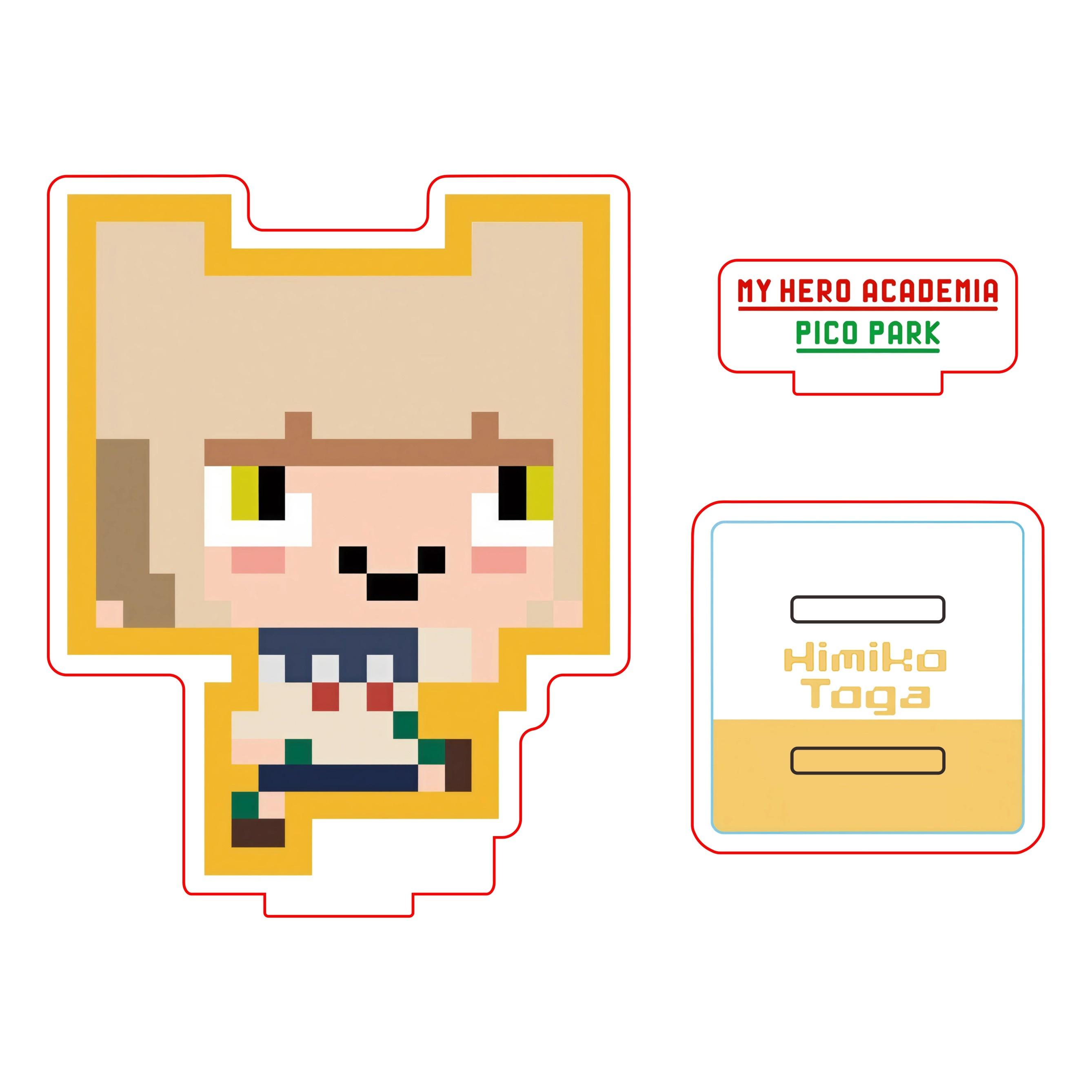 

Anime 10CM Figure My Hero Academia Katsuki Bakugo Tomura Shigaraki Pixel Style Doll Acrylic Stands Model Keychain Toy for Gift 10 cm