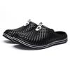 Beach Shoes Non-Slip Platform Sandals Couple Casual Cool Slippers Men'S Hole Shoes Bag Head Half Drag Men