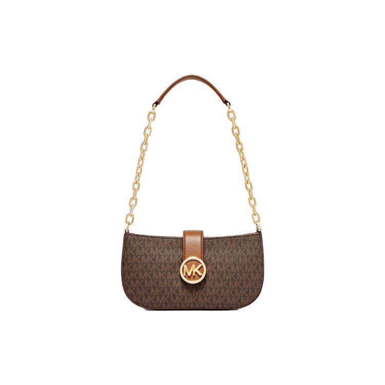 

Новая женская сумка через плечо MICHAEL KORS из искусственной кожи, маленького размера, темно-коричневая 35F2GNMC1B-200 24.1*7.1*11.9CM