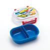 Skater Lunch 1 with Fluffy Meal Made in Plarail 24 Kids' Box, Tier, 360ml, Inner, Dome-Shaped, Container, Antibacterial, Japan, Series, QAF2BAAG-A