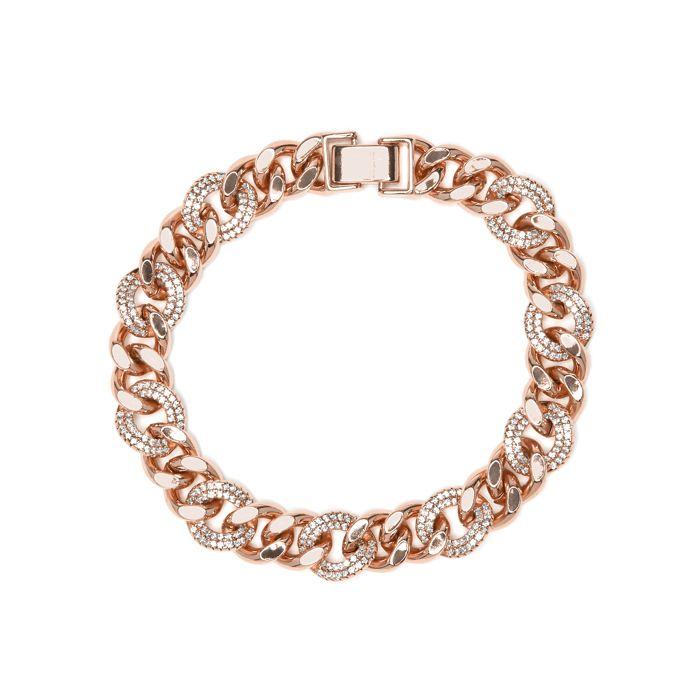Bracelet - LUXENTER - Sarva - Plaqué or jaune 18k - Zirconium brillant - Doré