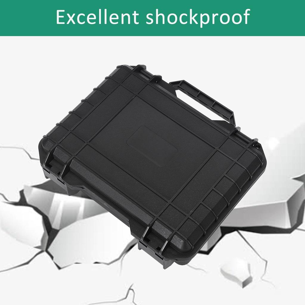 Protective Safety Instrument Tool Box Waterproof Shockproof Storage Toolbox Sealed Tool Case Impact Resistant Suitcase Sponge