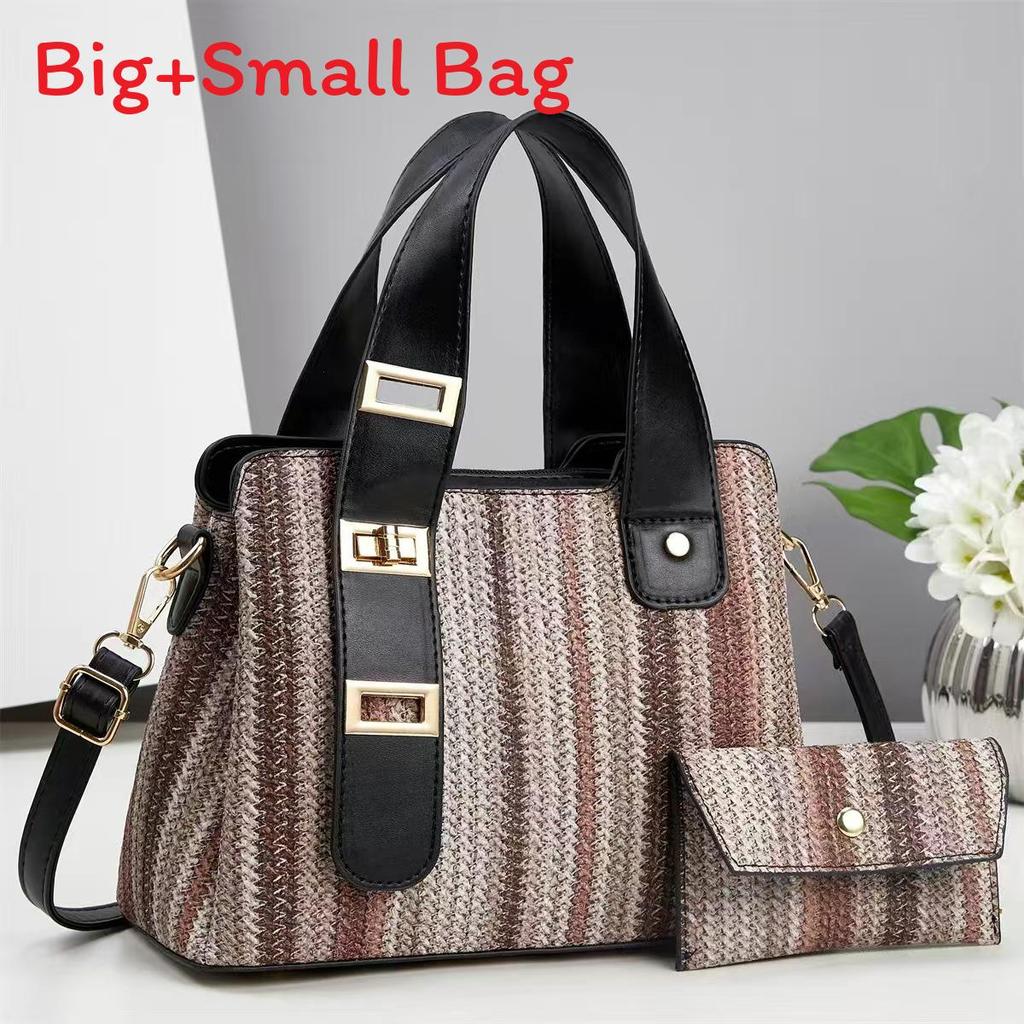 Minimalist Urban Style Crossbody Bag With Inner Pouch And Adjustable Strap