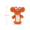 Apricot Lamb Lazy Lobster Plush Toy for Kids, Soft and Cute, Fluffy Lazy Lobster for Girls and Boys, 22cm