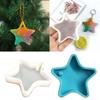 Handmade Glossy for Key Chain Decoration Resin Mold Shiny Star Shape Keychain Resin Mold DIY Crafts Pendant Silicone Mou