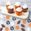 100PCS Sports Theme Confetti Baseball Rugby Soccer Basketball Table Confetti for Boy Girl Happy Birthday Sports Party Ball Game Sports Theme Party