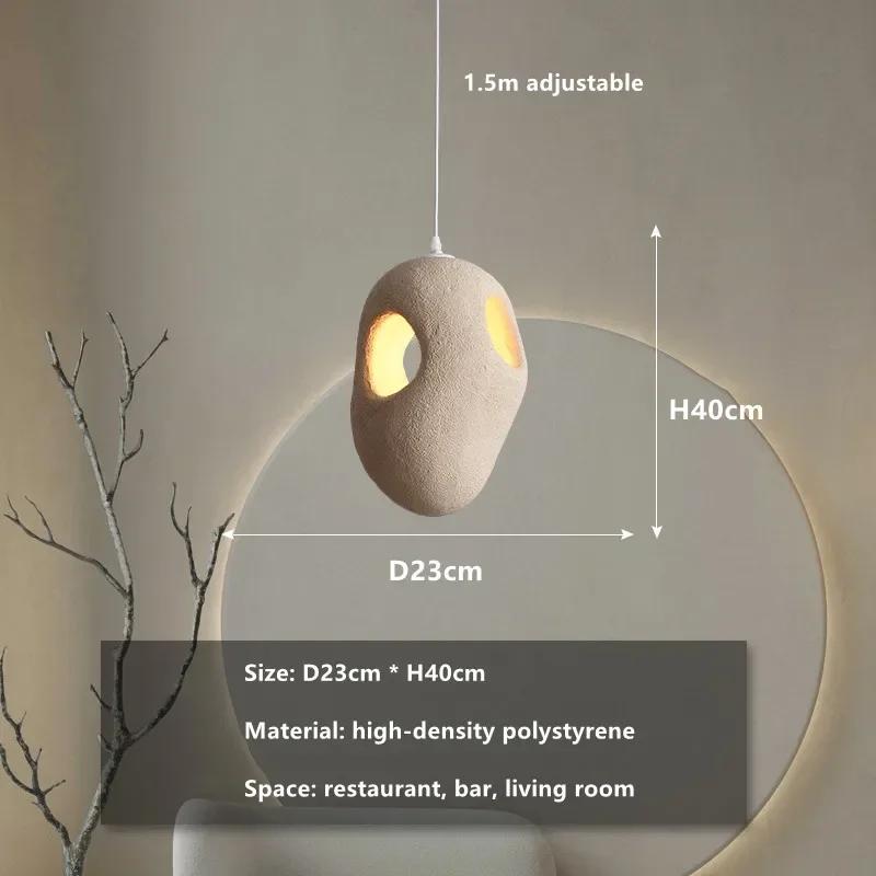 

Светодиодная подвесная люстра Wabi Sabi, светильник для гостиной, обеденного стола, бара, спальни, подвесные светильники для гардеробной, кухни, подвесные светильники neutral light 4200K