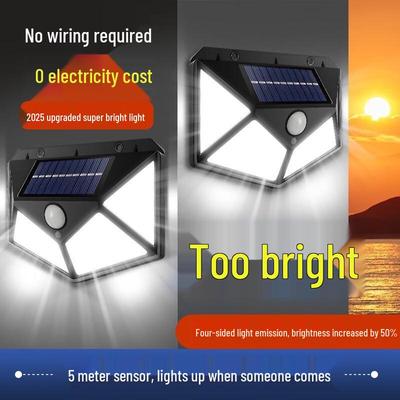 Outdoor Solar Motion Sensor LED Wall Light