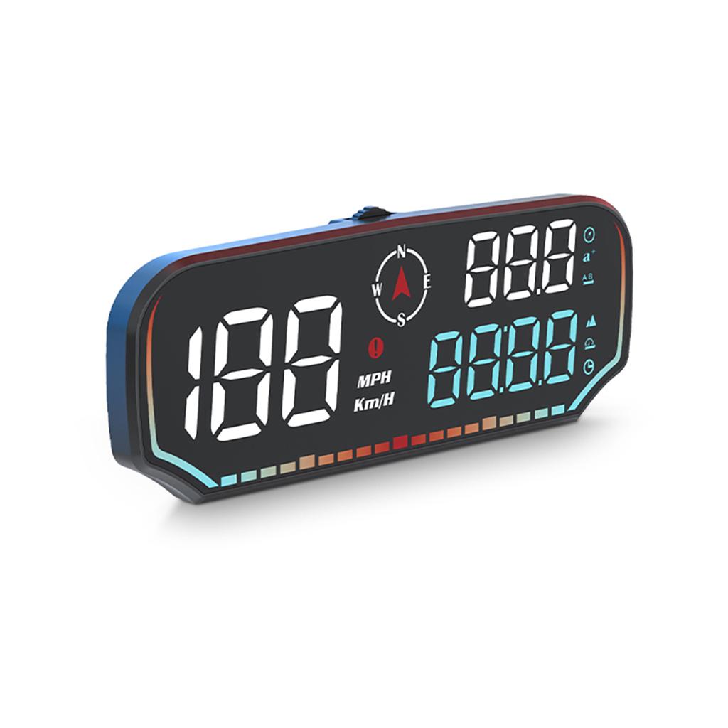 Head Up Display, Universal Head Up Display GPS Speedometer with 5 Inch LED Display Speed Compass Altitude Fatigue