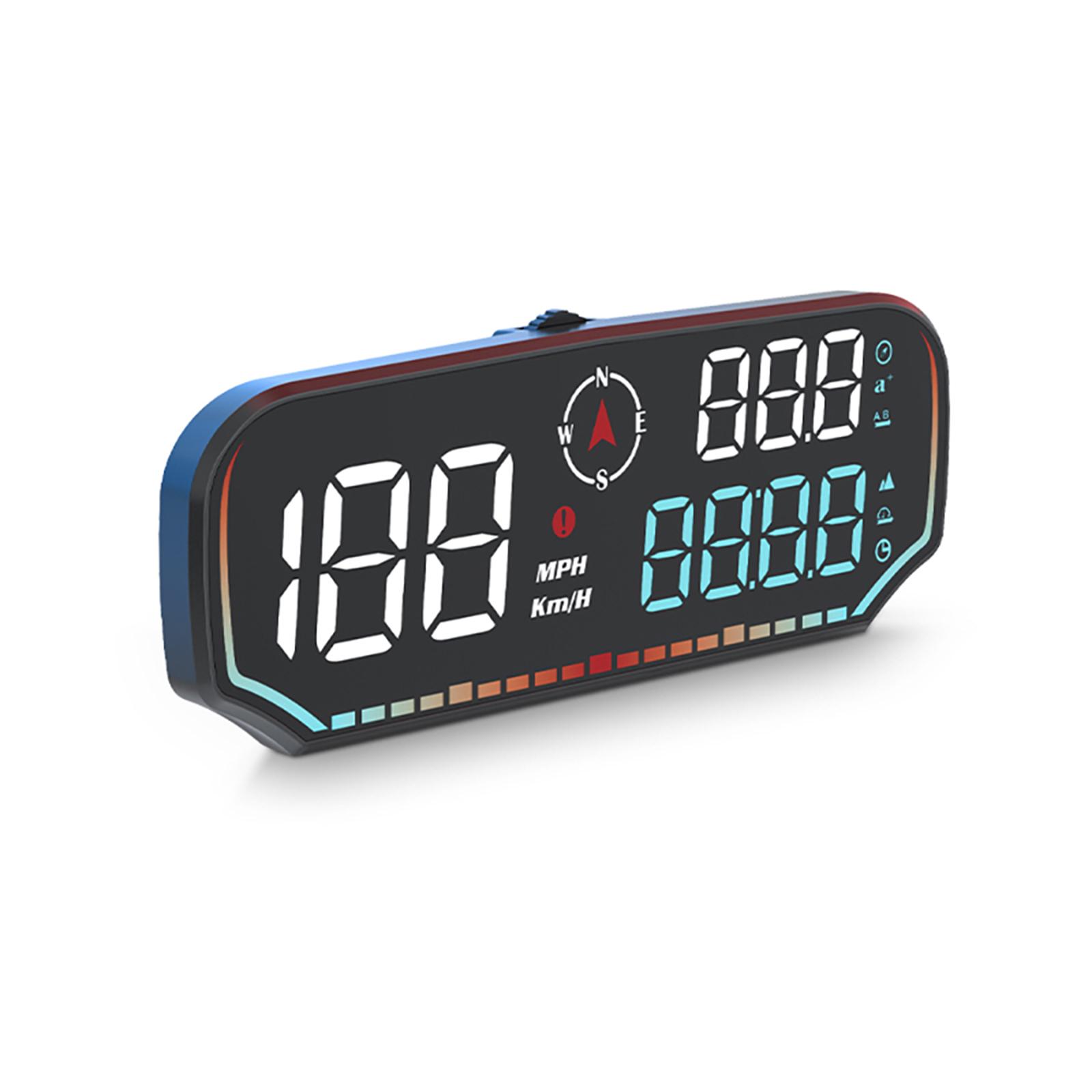 

Head-Up Display GPS Speedometer 5 Inch LED Screen Ideal for Vehicles