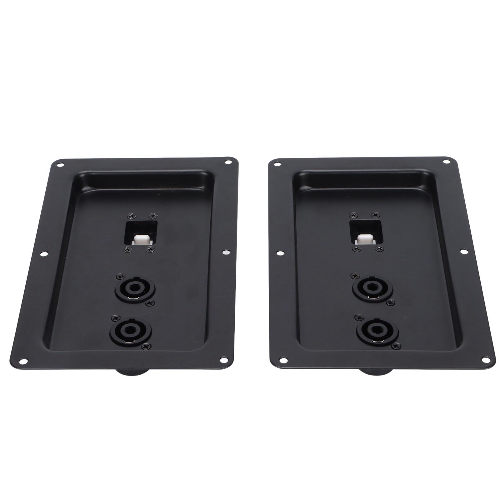 

2 Pcs Speaker Wiring Back Panel Professional Stage Speaker Junction Box Connector for 715 725 Stage Speakers