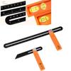 Detachable Measuring Tool High Precision Sliding Level Ruler T-Shape Ruler  Vertical Inspection