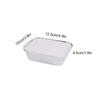 Disposable Tin Foil Box with Lid Outdoor Barbecue Baking Oven Tin Foil Bowl