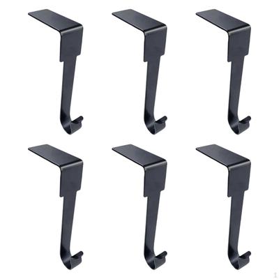6Pcs Christmas Stockings Holder Hanger Stocking Holders for Mantle Non Skid Metal Home Decor Hang