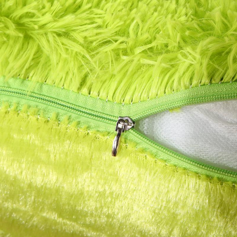 Plüsch Einfarbig Seelöwe Samt Sofa Rücken Quadratisches Kissen Quadratisches Kissen Lederkissen