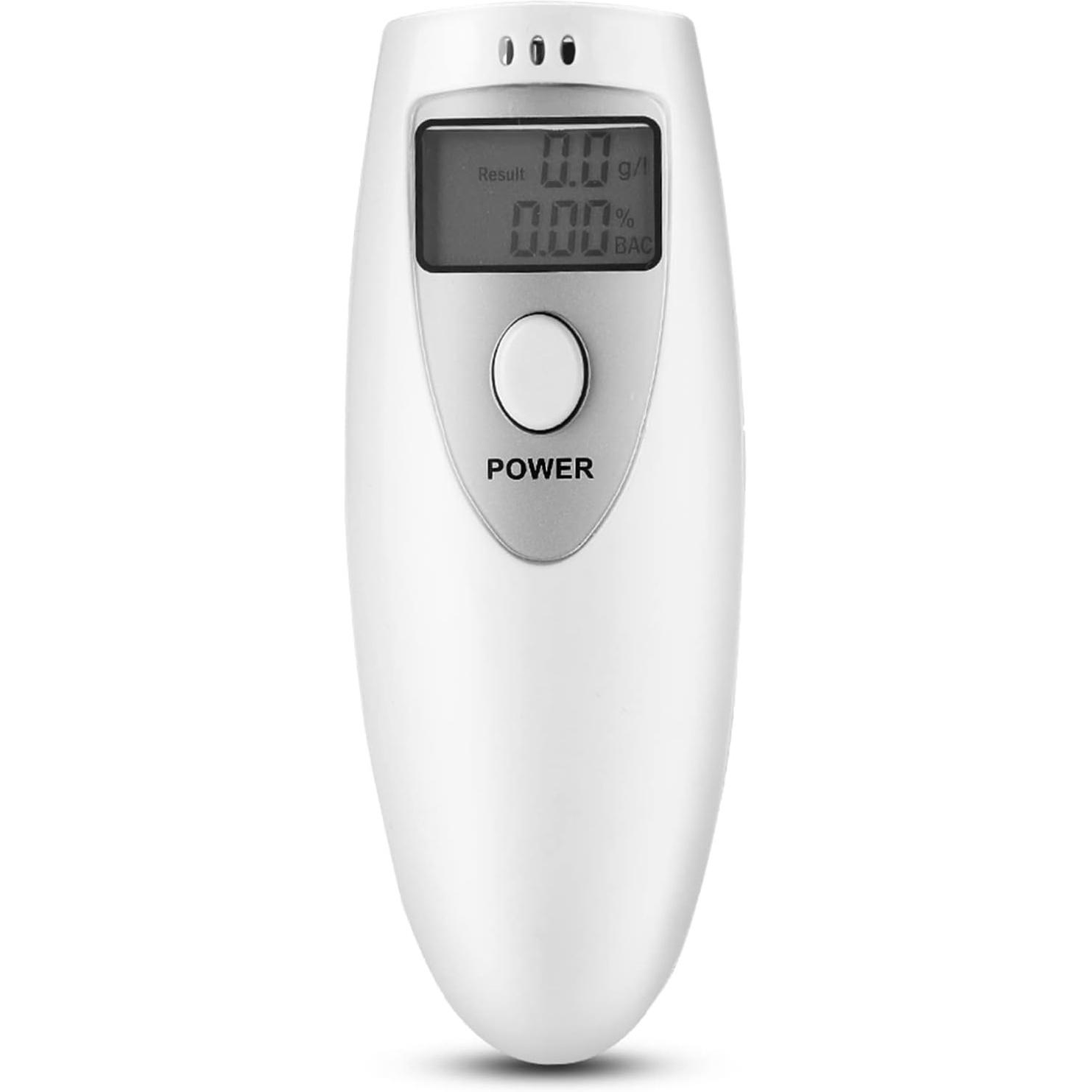 Breathalyzer, Portable Breath Tester for Drivers or Home Use, HighPrecision Breath Tester with Digital LED Screen