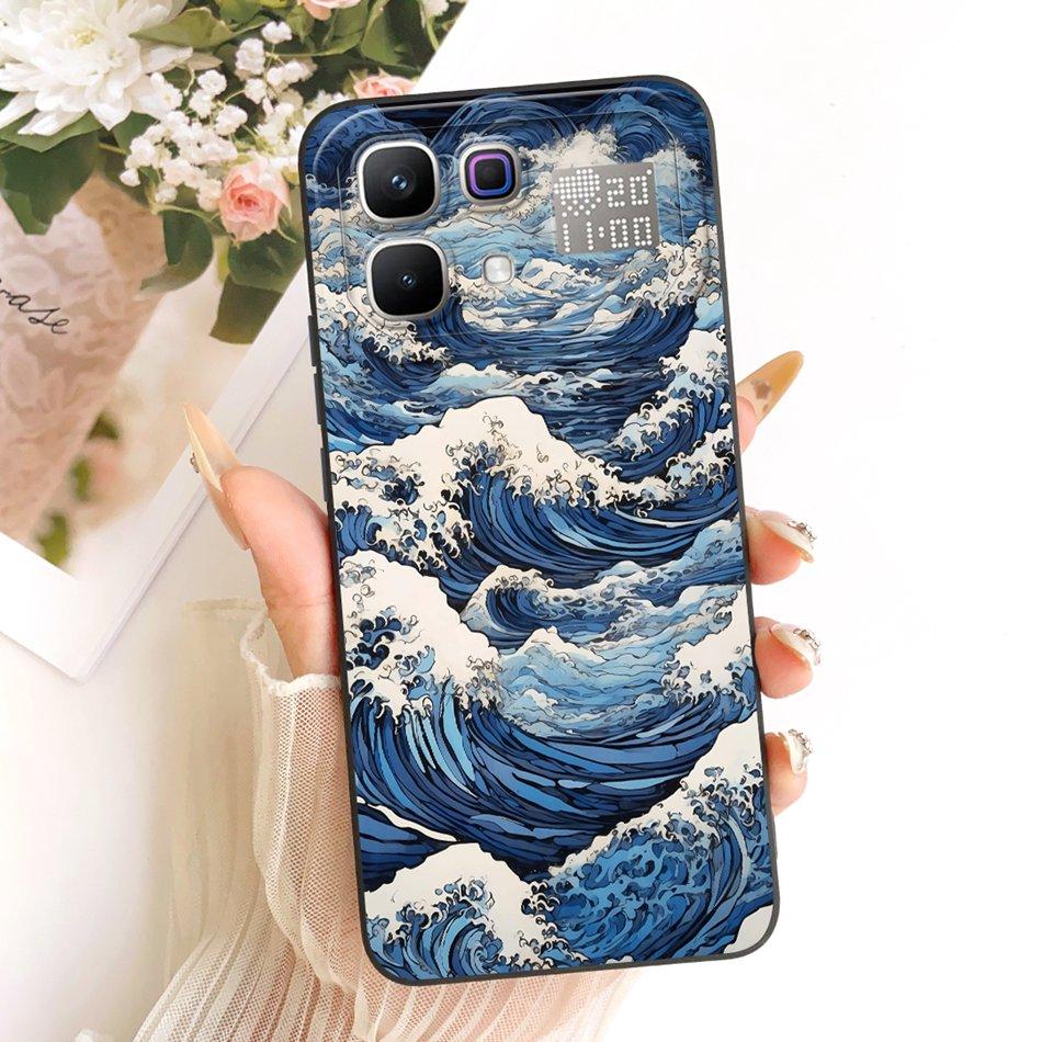 For Infinix Note 60 Pro Note60 Fashion Dusk Beach Painting Phone Case For Infinix Note 60 60Pro 5G Soft Silicone Covers Bumpers