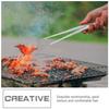 1Pcs Food Tong Stainless Steel Heat Resistant Cooking Tongs for Steak Bread Salad Noodles Serving Kitchen Gadget Bbq Supply