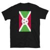 Republic of Burundi Africa Gitega Distressed Flag Short-Sleeve Unisex T-Shirt