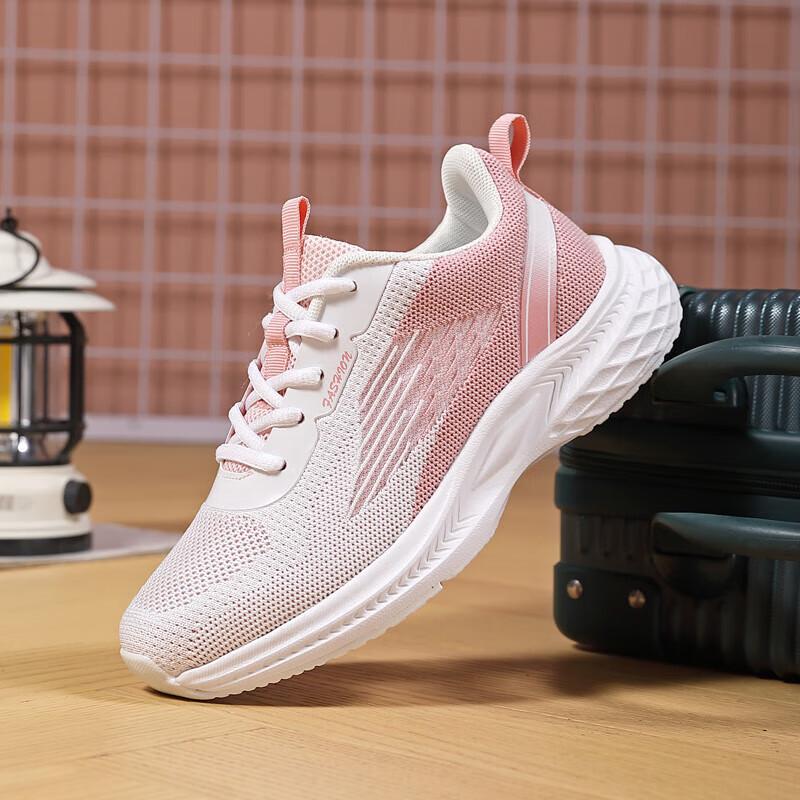 Outdoor casual sports shoes 2025 summer new comfortable soft-soled jogging shoes women's breathable and lightweight running shoes women's shoes