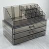 Transparent Multi-Layer Cosmetic Organizer with Drawers