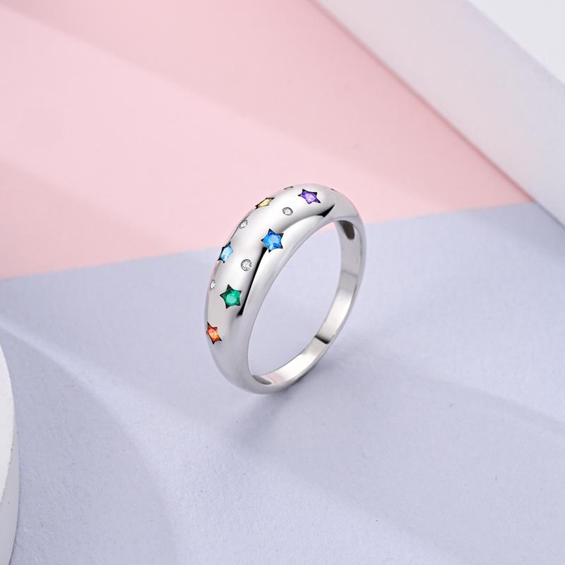 KupferUnendliche Liebe Ring Original Luxus Design Zirkon Fingerringe Für Frauen Hohe Qualität Hochzeits Schmuck Geschenk