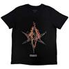 Bring Me The Horizon Flame Hex  Text Logo T-Shirt Black New Unisex T-Shirt