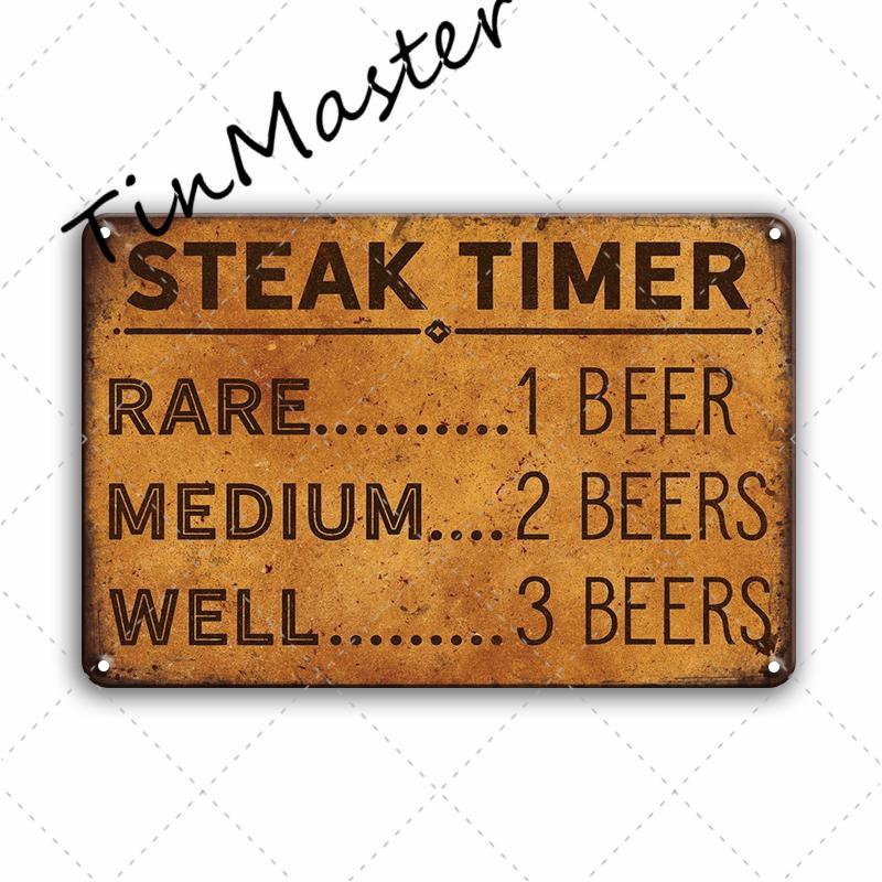 Popular Beer Metal Poster Sign Vintage Pub Bar Signs Plaque Metal Sign Home Wall Decor Restaurant Kitchen Room Decoration