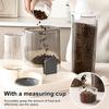 Pet Food Storage Containers Clear Animal Food Storage Containers Treat Dispenser With Pour Spout Measuring Cup Organizer Holder
